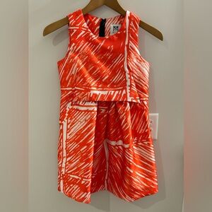 Excellent condition!! MILLY Minis Orange Party Dress - Size 12